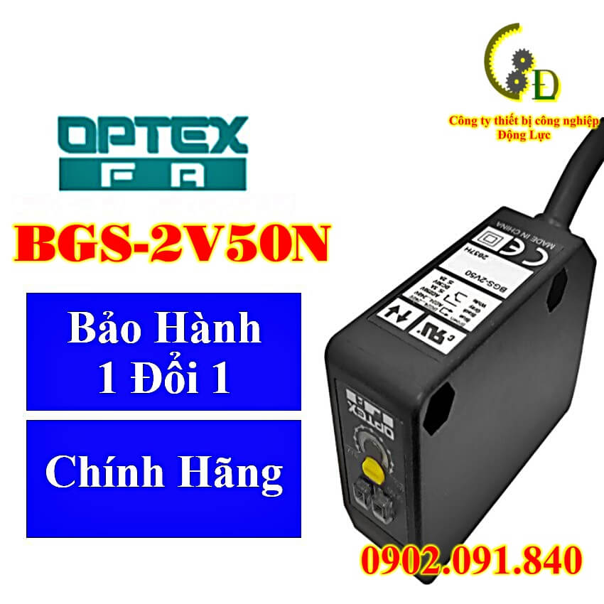 Cảm biến Optex BGS-2V50N hàng nhập khẩu chính hãng mới 100% giá tốt nhất trên thị trường hiện nay
