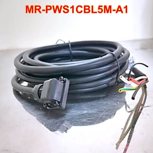 MR-PWS1CBL5M-A1 cáp nguồn động cơ MR-JE