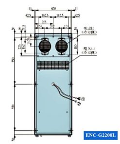 ENC-G2200L Control Panel Cooling unit