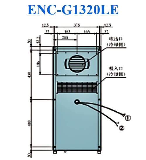 ENC-G1320LE mặt sau