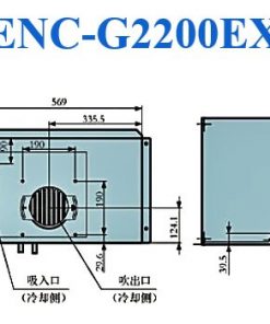 ENC-G2200EX Mặt sau