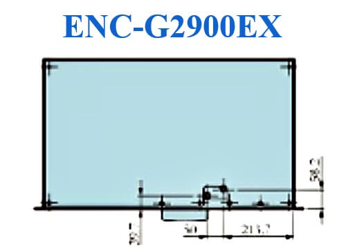 ENC-G2900EX kích thước mặt sau