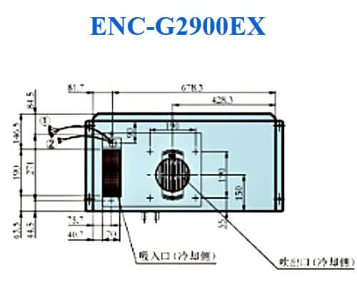 ENC-G2900EX panel cooling