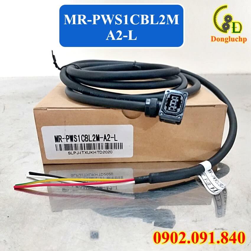 MR-PWS1CBL2M-A2-L cáp nguồn cho Servo motor Mitsubishi