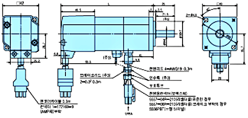 HC-KFS13 servo motor Mitsubishi thông số kích thước lắp đặt