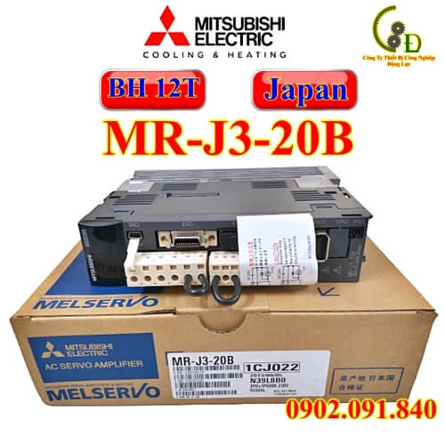 MR-J3-20B bộ điều khiển động cơ servo drive Mitsubishi thông số kỹ thuật