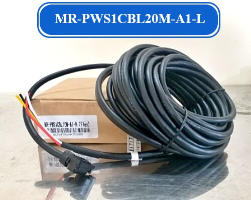 MR-PWS1CBL20M-A1-L-H Cáp nguồn servo motor J3 J4 JE JN Mitsubishi 20m IP65