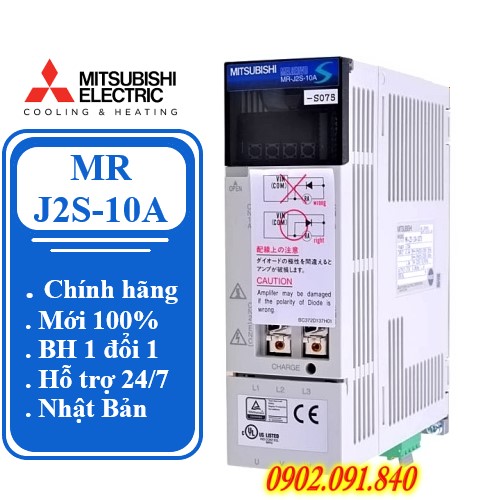 MR-J2S-10A Bộ điều khiển động cơ Servo Driver Amplifier Mitsubishi thông số kỹ thuật