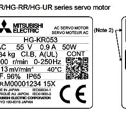 HG-KR AC servo motor mitsubishi