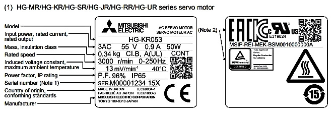 HG-KR AC servo motor mitsubishi